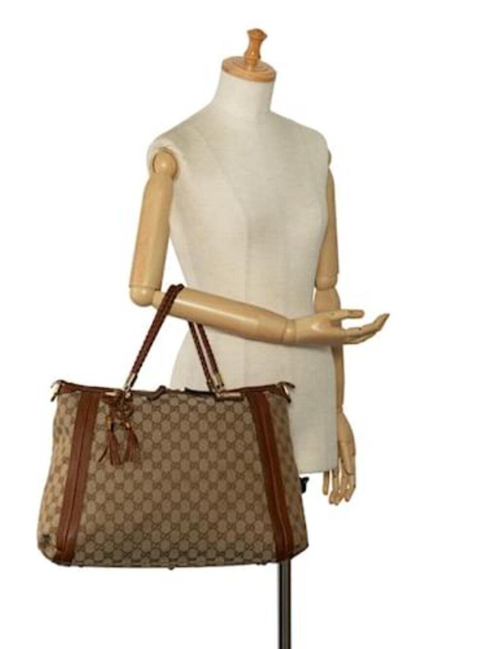 Gucci GG Canvas Bella Tote Bag 269946 Brown - COA included with purchase - Picture 7 of 12